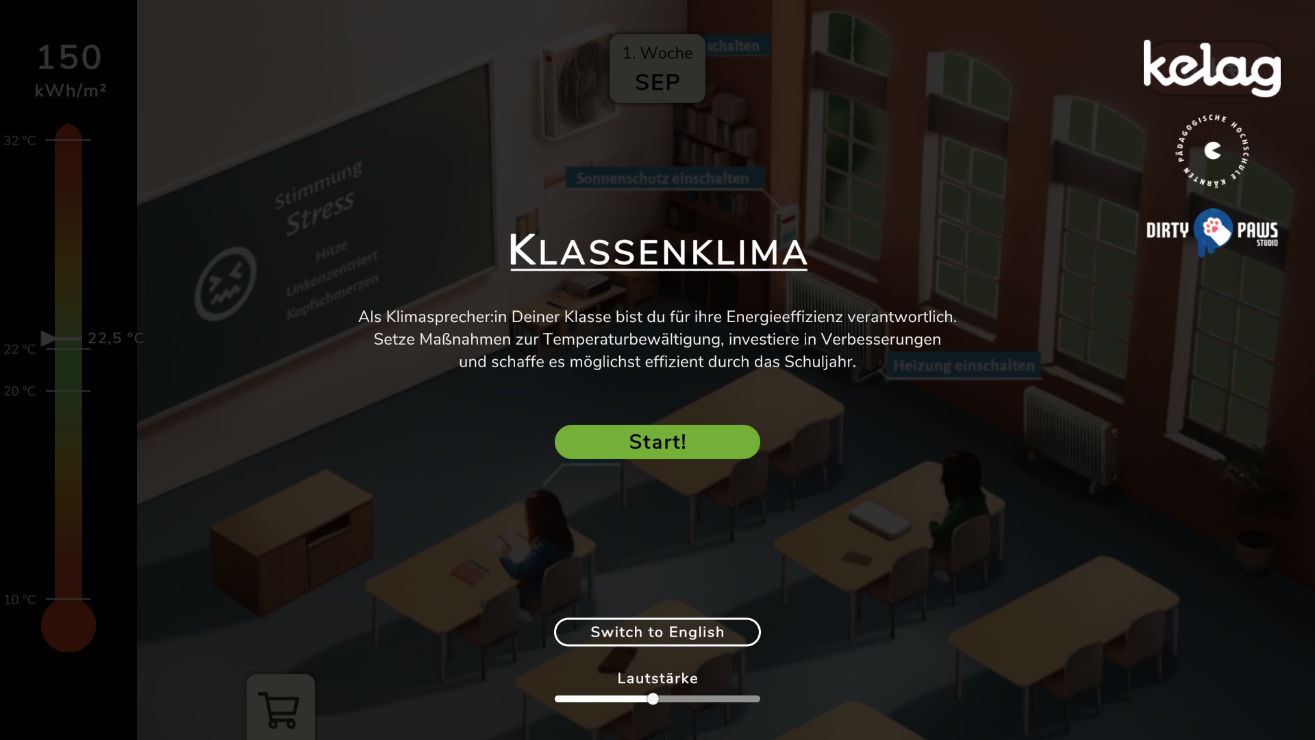 Smart School - Energy Efficiency Menü